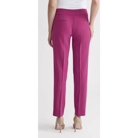NWT Plus Harlow Pant, Iconic Stretch Crepe Purple -16W - Picture 2 of 9